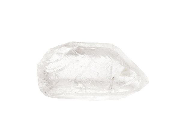 Clear mineral rock